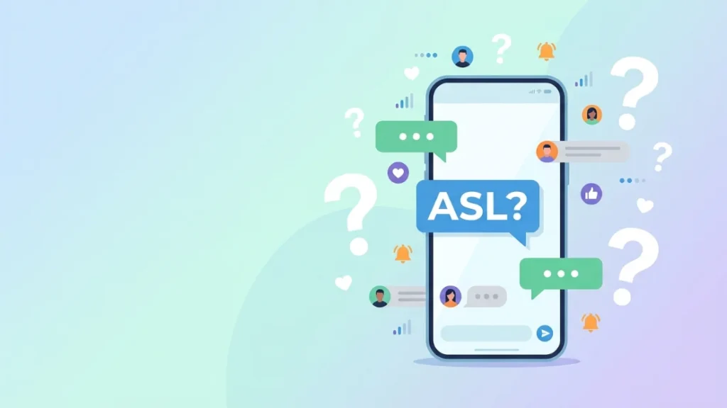asl meaning in text
