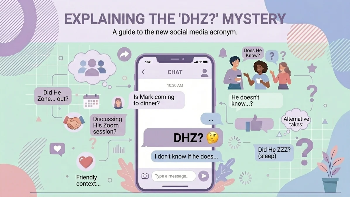 dhz meaning in text