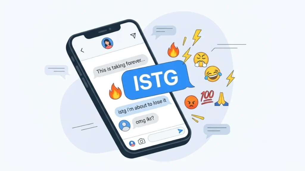 istg meaning in text