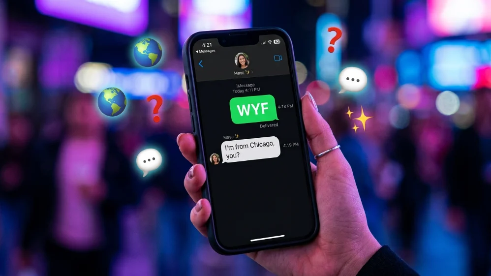wyf meaning in text