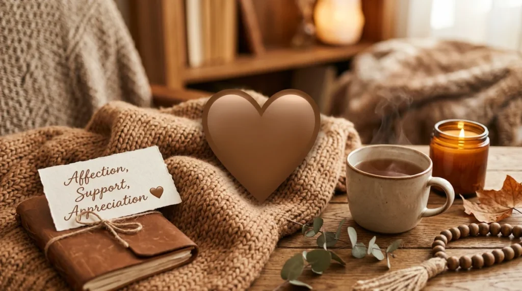 Brown Heart Emoji Meaning