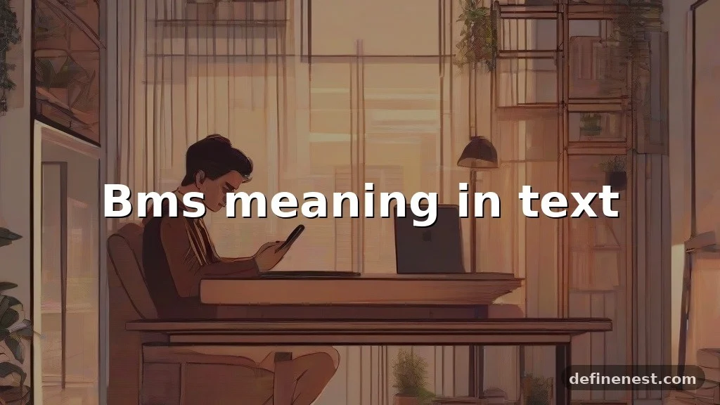 bms meaning in text