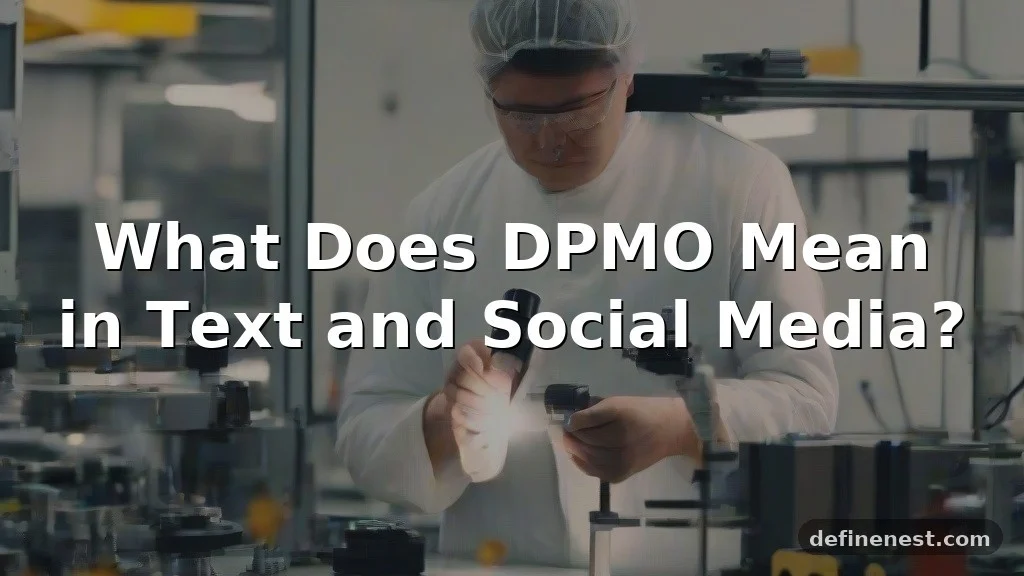 dpmo meaning in text