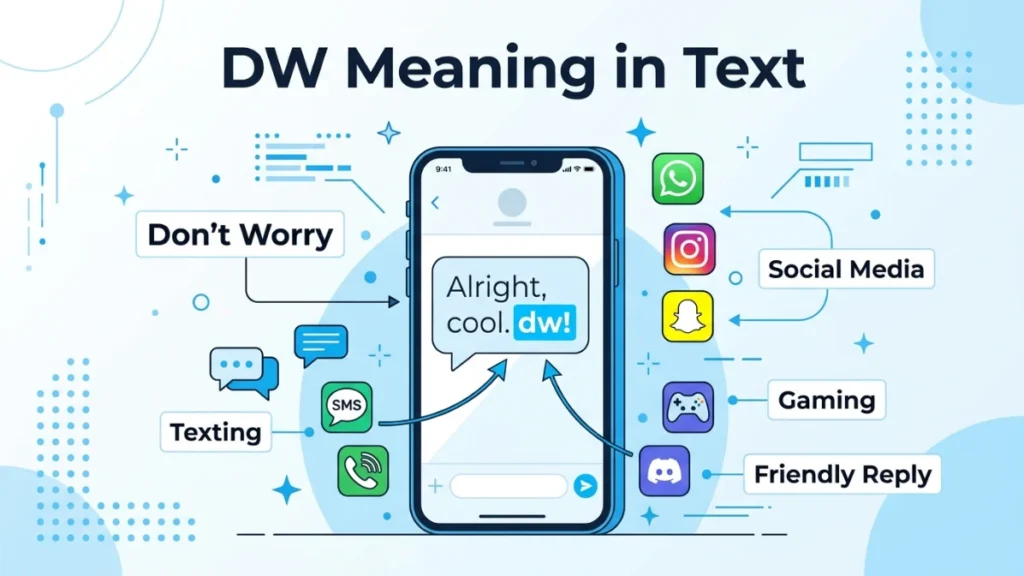dw meaning in text