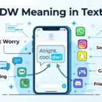 dw meaning in text