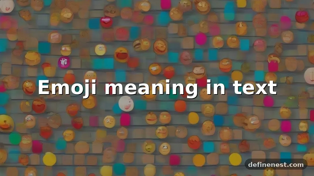 emoji meaning in text