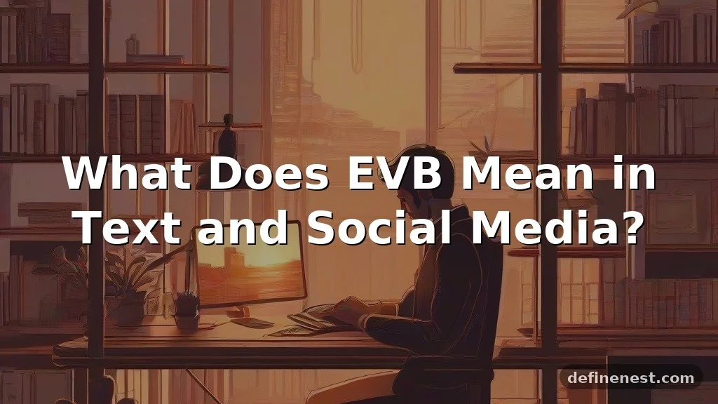 evb meaning in text