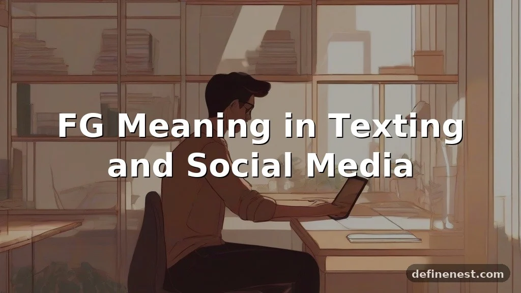 fg meaning in text