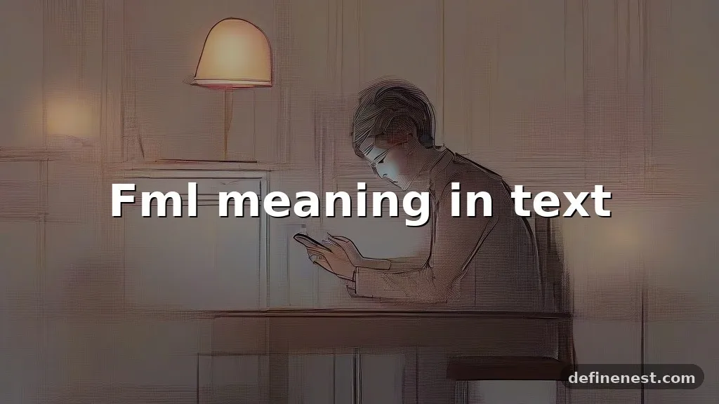 fml meaning in text
