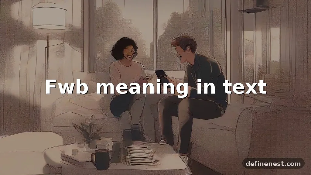 fwb meaning in text