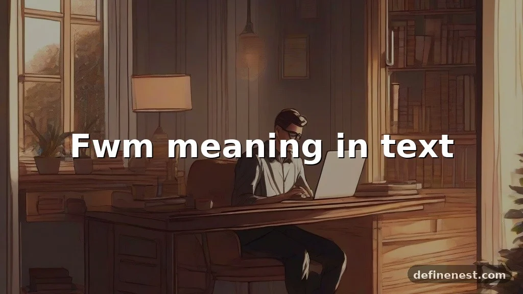 fwm meaning in text