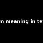 gm meaning in text