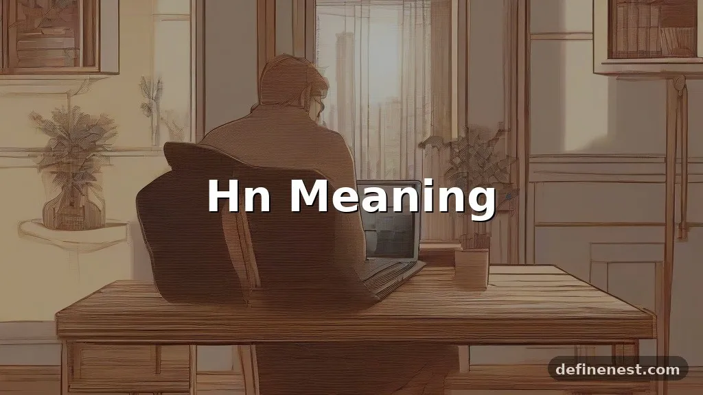 hn meaning in text