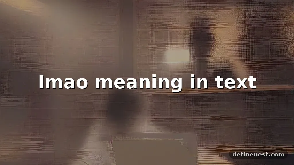 imao meaning in text