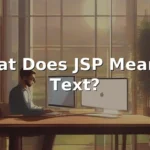 jsp meaning in text