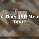 jsp meaning in text