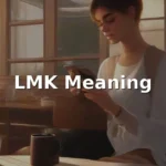 lmk meaning in text