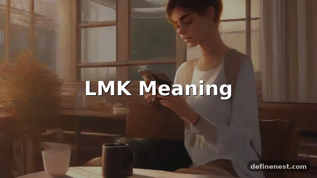 lmk meaning in text