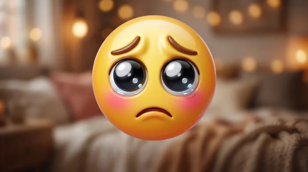 meaning of this emoji 🥺