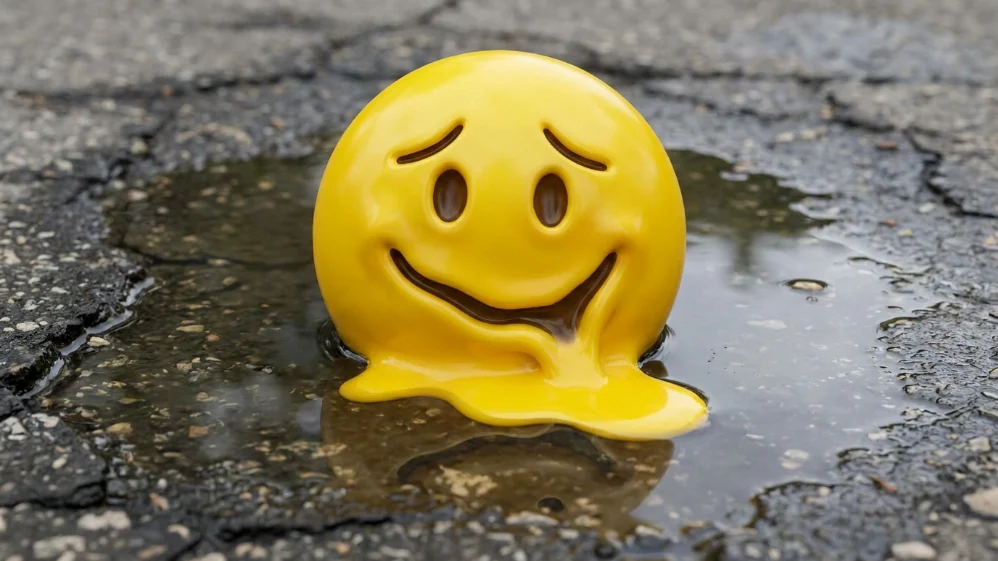 melting emoji meaning