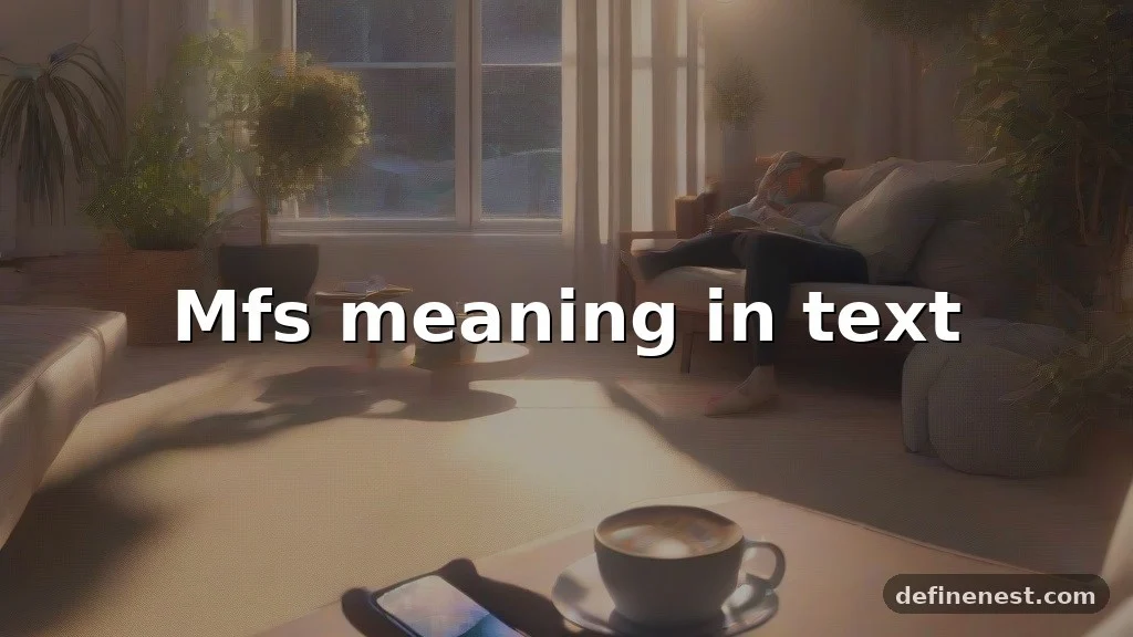mfs meaning in text