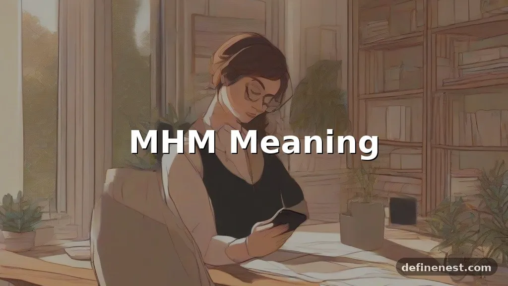 mhm meaning in text