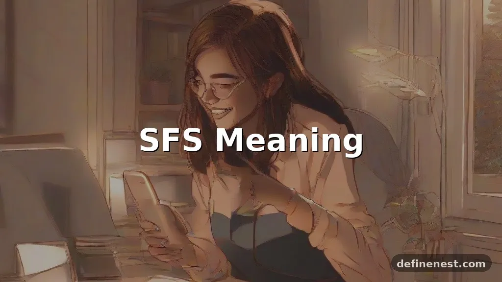 sfs meaning in text