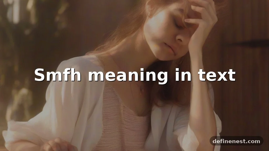 smfh meaning in text
