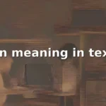 sn meaning in text