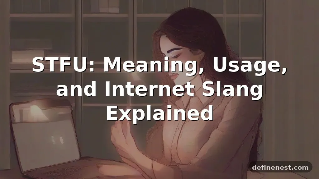 stfu meaning in text