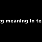 stg meaning in text