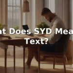 syd meaning in text