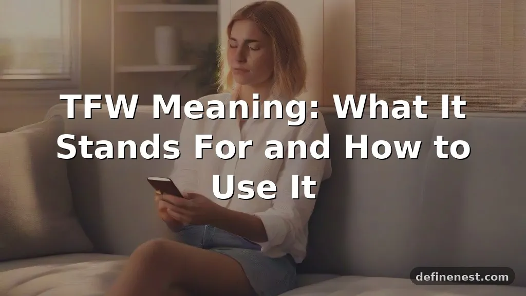 tfw meaning in text