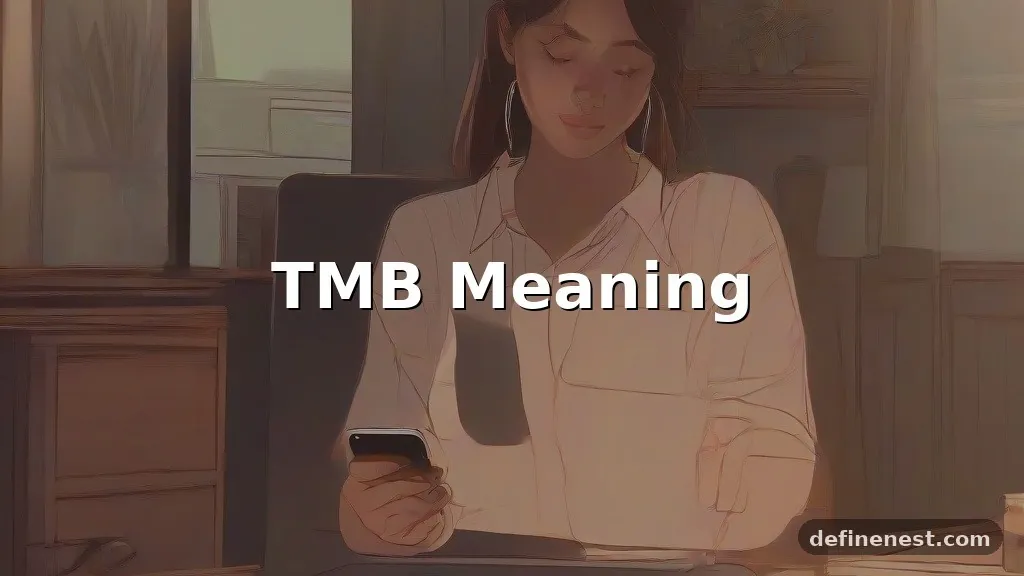 tmb meaning in text