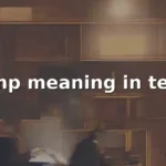 tmp meaning in text