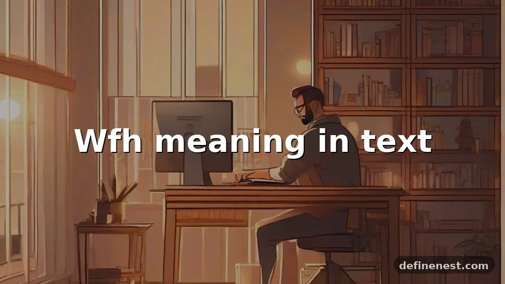 wfh meaning in text