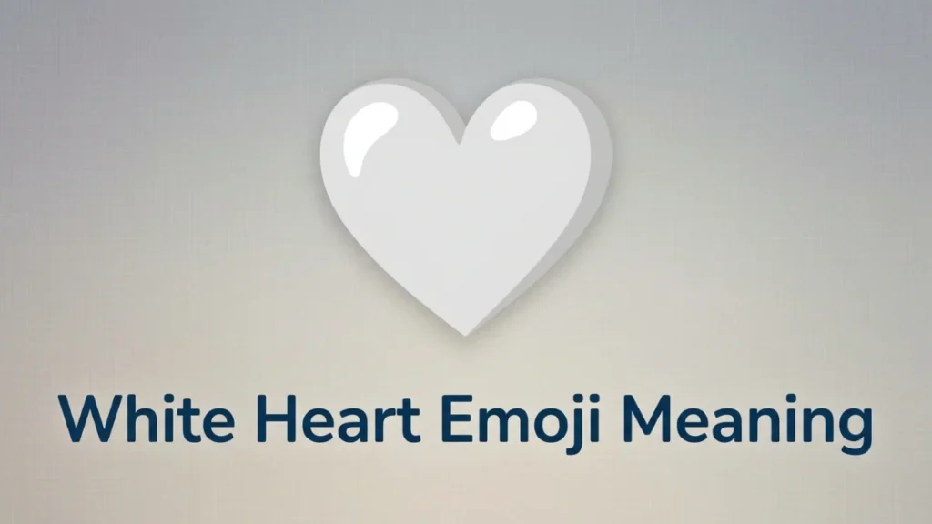 white heart emoji meaning