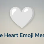 white heart emoji meaning