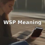 wsp meaning in text