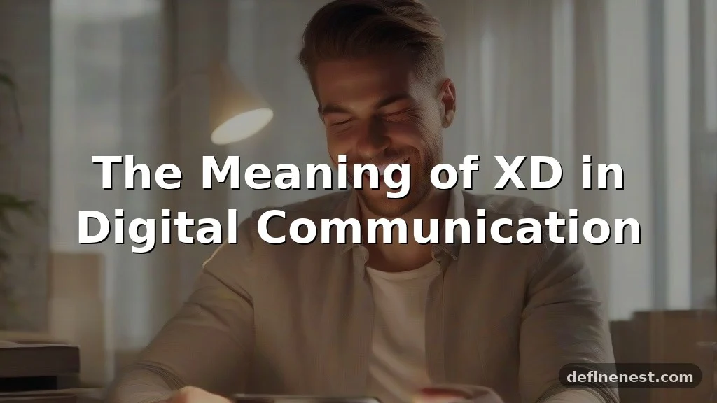xd meaning in text