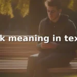 yk meaning in text