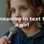 bb meaning in text from a girl
