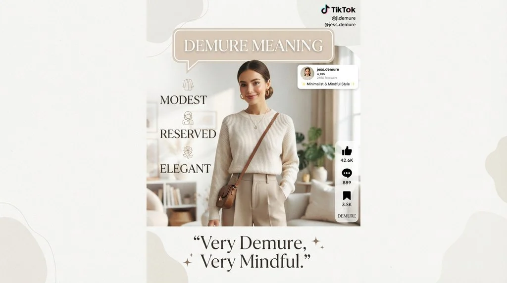 demure meaning