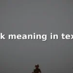 dk meaning in text