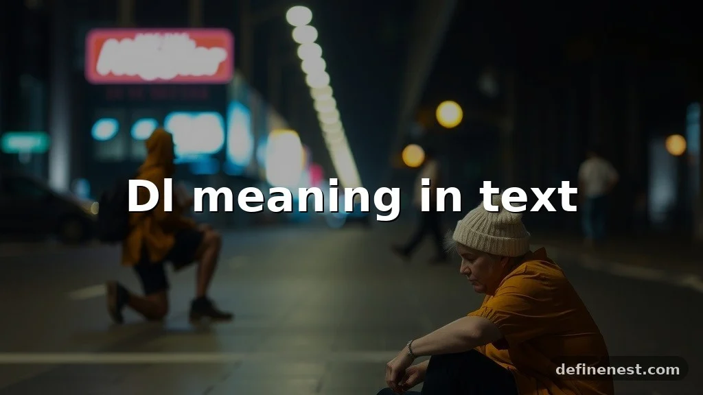 dl meaning in text