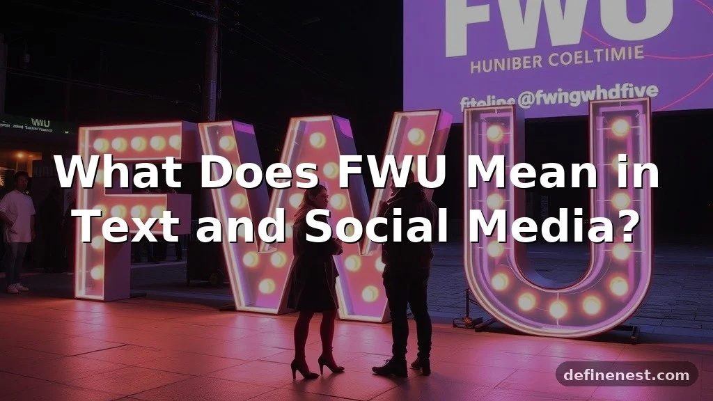 fwu meaning in text