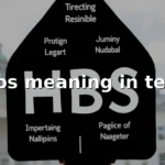hbs meaning in text