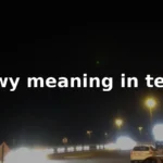 hwy meaning in text