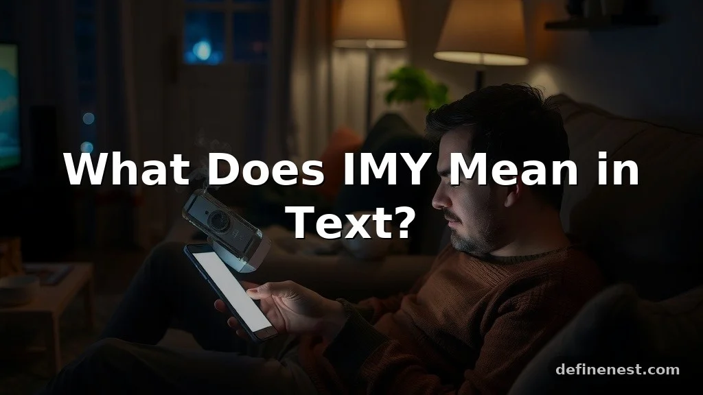 imy meaning in text 2026