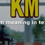 km meaning in text